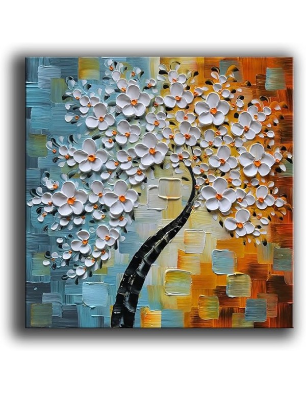 YaSheng Art - 24x24inch Modern Wall Art,Hand Paint...