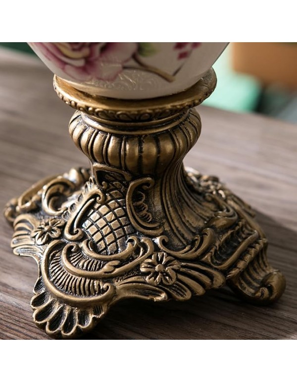 Tall Table Modern Vase,Large Ceramic Flower Vases for Shelf Home Decor,Creative Classic Pink Vase 16.5 inch,Sophisticated Vessel for Decorative Branches and Dried Flower. (Bird Bloom Pink)